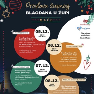 Proslava župnog blagdana u Župi Bezgrešnog začeća BDM u Maču